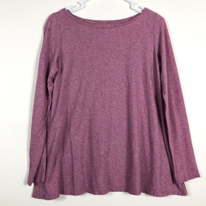 Pure Jill Women's Shirt 100% Pima Cotton A-Line Te